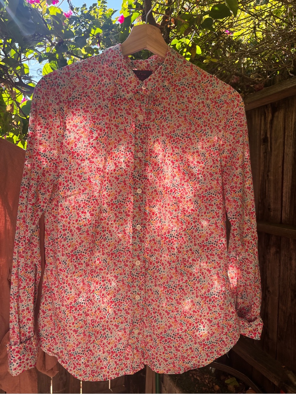 J Crew Liberty Fabric Floral Button Down